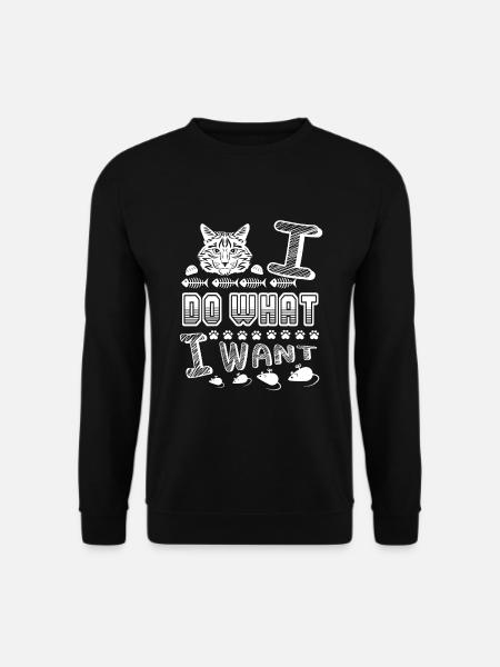 Maine Coon Maine Coon Ich mache was ich will - Unisex Pullover - Schwarz