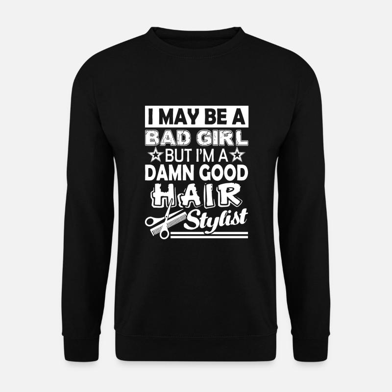 Friseur Guter Friseur - Unisex Pullover - Schwarz