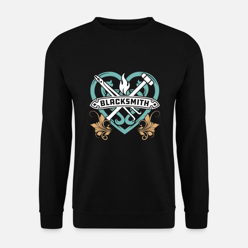 Blacksmith Blacksmith Heart - Unisex Sweatshirt - black
