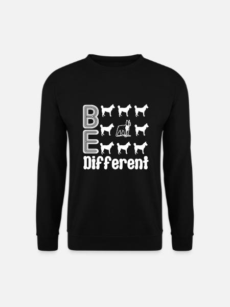 Boston Terrier Boston Terrier sei anders - Unisex Pullover - Schwarz