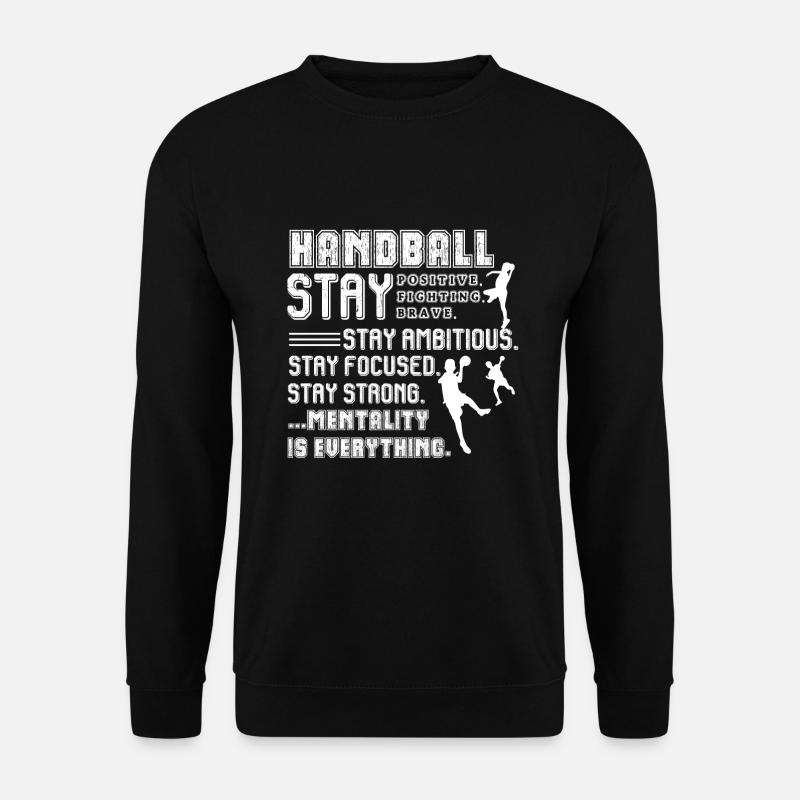 Handball Dinge über Handball - Unisex Pullover - Schwarz