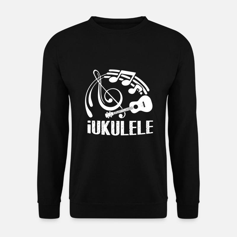 Ukulélé Funny Ukulele - Sweat-shirt Unisexe - noir