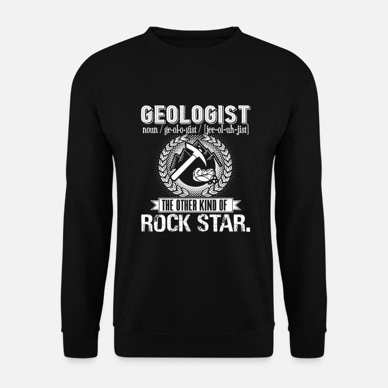 Geologe Definition Die andere Art von - Unisex Pullover - Schwarz
