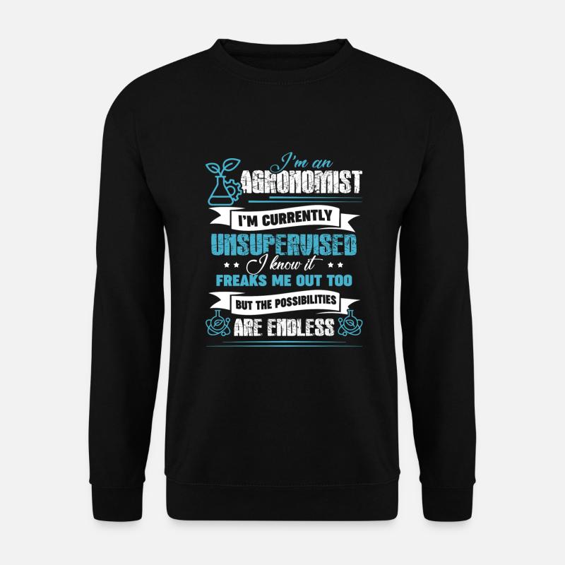 Agronome Je suis agronome - Sweat-shirt Unisexe - noir