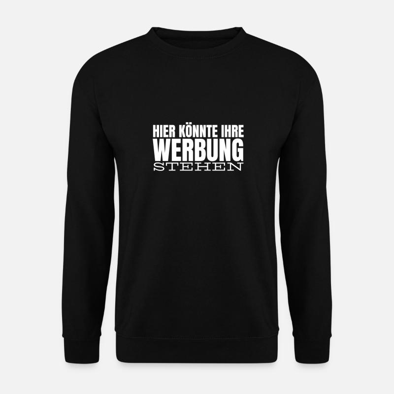 Werbung - Unisex Pullover - Schwarz