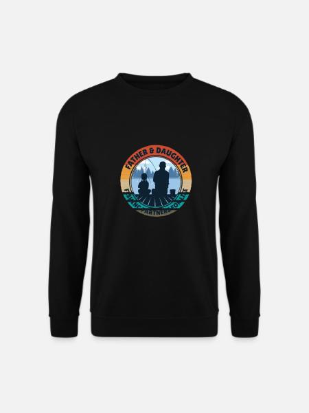 Père et fille - Sweat-shirt Unisexe - noir