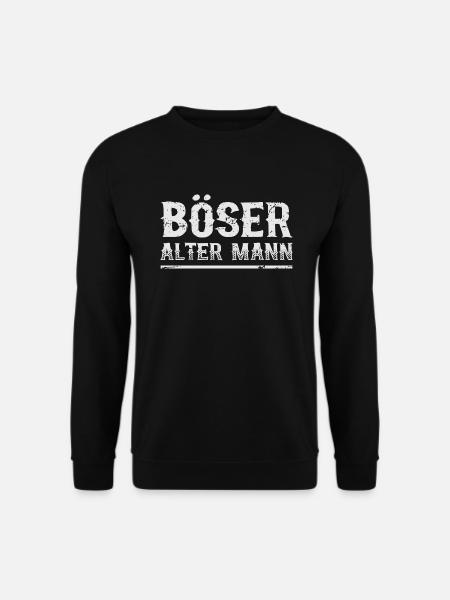 Böser Alter Mann - Unisex Pullover - Schwarz