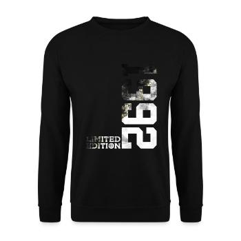 34E ANNIVERSAIRE ÉDITION LIMITÉE 1992 - Sweat-shirt Unisexe - noir - Devant - Alina (178cm) & Michal (187cm)