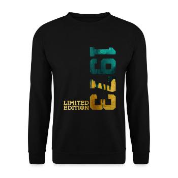 53E ANNIVERSAIRE ÉDITION LIMITÉE 1973 - Sweat-shirt Unisexe - noir - Devant - Alina (178cm) & Michal (187cm)
