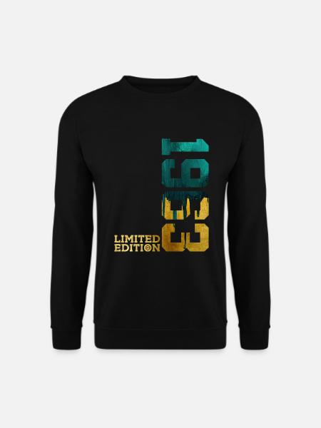 63RD BIRTHDAY LIMITED EDITION 1963 - Unisex Sweatshirt - black