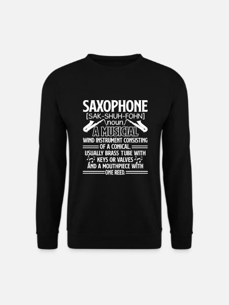 Saxophone Saxophone Definition - Unisex Sweatshirt - black
