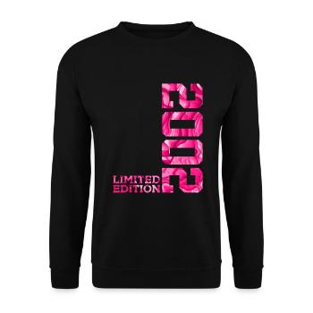24E ANNIVERSAIRE ÉDITION LIMITÉE ROSE 2002 - Sweat-shirt Unisexe - noir - Devant - Alina (178cm) & Michal (187cm)