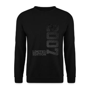 19TH BIRTHDAY LIMITED EDITION 2007 - Unisex Sweatshirt - black - Front - Alina (178cm) & Michal (187cm)
