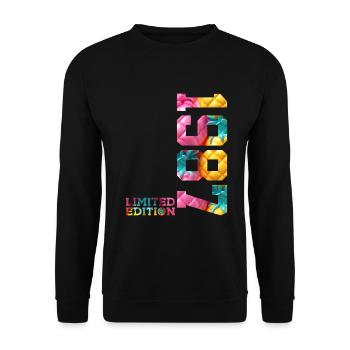 39TH BIRTHDAY LIMITED EDITION 1987 - Unisex Sweatshirt - black - Front - Alina (178cm) & Michal (187cm)