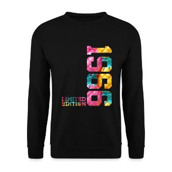 60E ANNIVERSAIRE ÉDITION LIMITÉE 1966 - Sweat-shirt Unisexe - noir - Devant - Alina (178cm) & Michal (187cm)