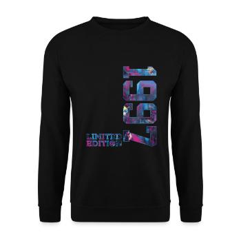 29TH BIRTHDAY 29 YEARS LIMITED EDITION 1997 - Unisex Sweatshirt - black - Front - Alina (178cm) & Michal (187cm)