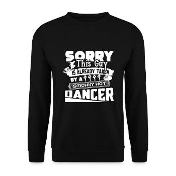 Dancer Taken By Smokin Hot Dancer - Unisex Sweatshirt - black - Front - Alina (178cm) & Michal (187cm)