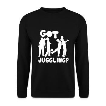 Juggling Got Juggling - Unisex Sweatshirt - black - Front - Alina (178cm) & Michal (187cm)