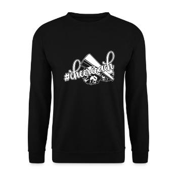 Cheerleading Cheerleading Cheer Coach Hashtag - Unisex Sweatshirt - black - Front - Alina (178cm) & Michal (187cm)