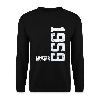 67E ANNIVERSAIRE ÉDITION LIMITÉE 1959 - Sweat-shirt Unisexe - noir - Devant - Alina (178cm) & Michal (187cm)