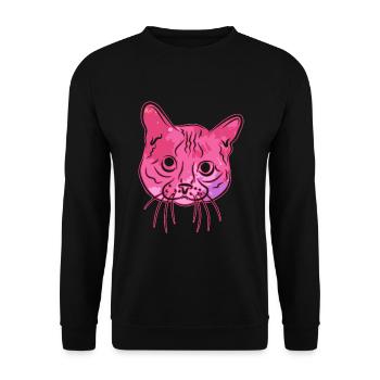 Munchkin cat Munchkin cat Colorful - Unisex Sweatshirt - black - Front - Alina (178cm) & Michal (187cm)