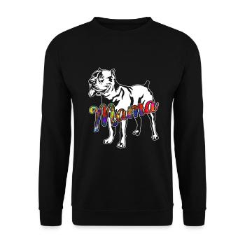 Cane corso Cane corso Mama - Unisex Sweatshirt - black - Front - Alina (178cm) & Michal (187cm)