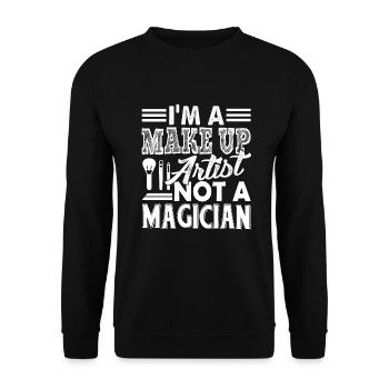 Makeup Artist I am A Makeup Artist - Unisex Sweatshirt - black - Front - Alina (178cm) & Michal (187cm)