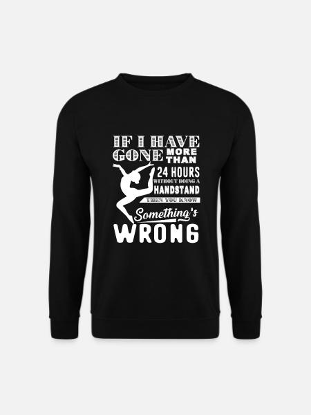 Gymnastic Funny Gymnastic - Unisex Sweatshirt - black