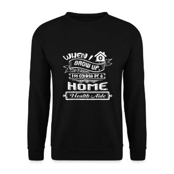 Home Health Aide Gonna Be A Home Health Aide - Unisex Sweatshirt - black - Front - Alina (178cm) & Michal (187cm)
