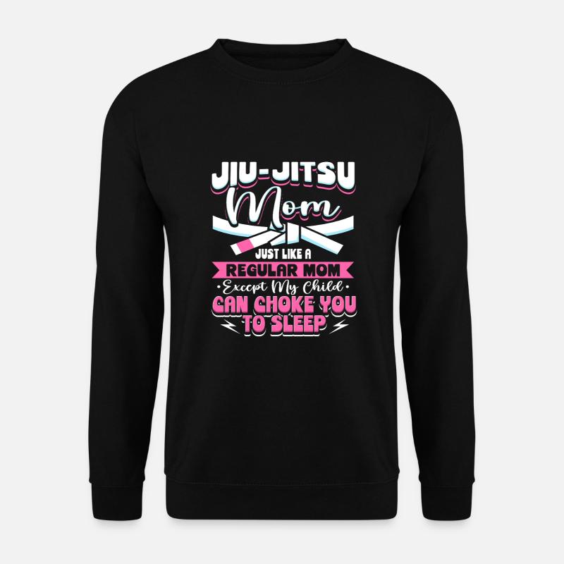 Jiu Jitsu Mama Selbstverteidigung Design - Unisex Pullover - Schwarz