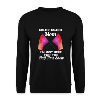 Marching Band Mom Half-Time Show - Unisex Sweatshirt - black - Front - Alina (178cm) & Michal (187cm)