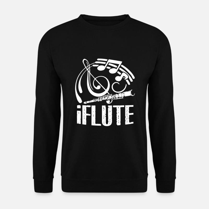 Flute Funny Flute - Unisex Sweatshirt - black