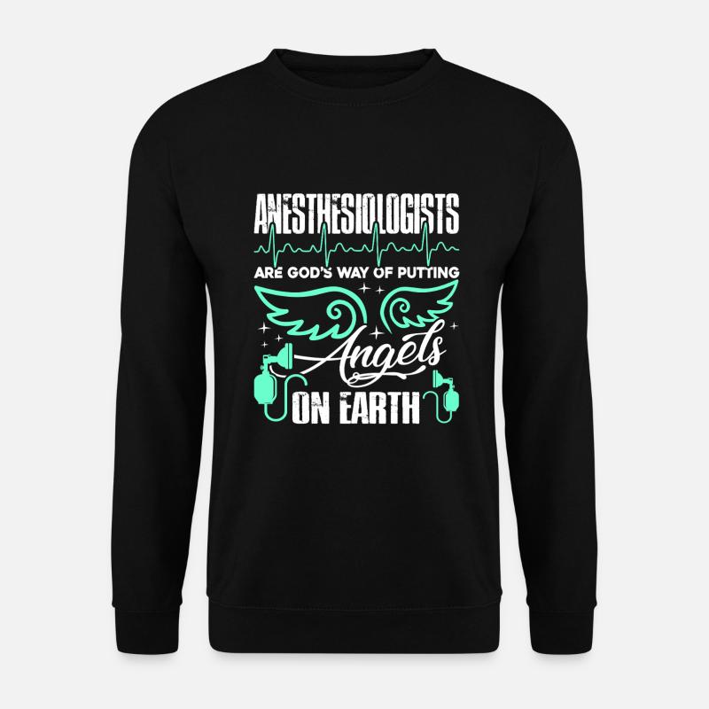 Anesthesiologist God Made Anesthesiologist - Unisex Sweatshirt - black