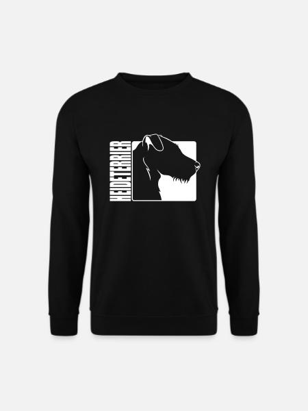 Heideterrier Profil Hunde Jagdhunde Wilsigns - Unisex Pullover - Schwarz
