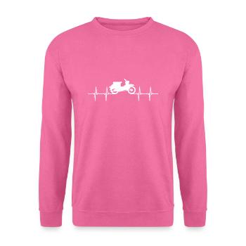 Simson KR51 Schwalbe Zweitakt DDR Moped Mofa - Unisex Pullover - Pink - Vorne