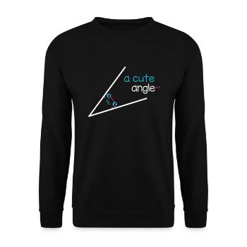 Professeur T-shirt Angle mignon - Sweat-shirt Unisexe - noir - Devant - Alina (178cm) & Michal (187cm)