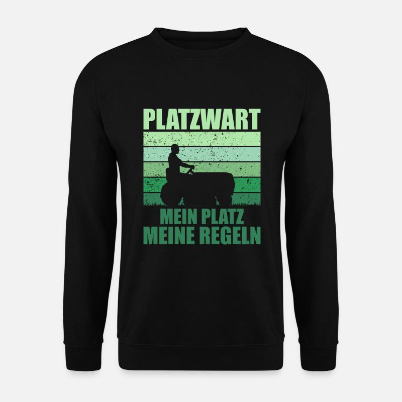 Groundskeeper Garden Lawn Mower Gift - Unisex Sweatshirt - black