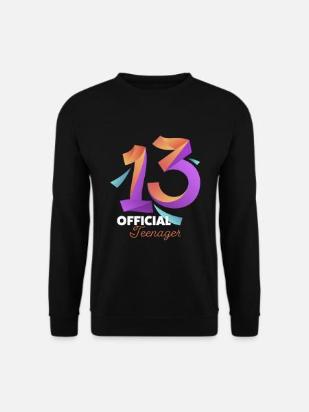13. Geburtstag Mädchen Geschenk - Unisex Pullover - Schwarz