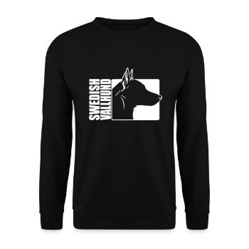 Suédois Vallhund Profil Chiens Chien Wilsigns - Sweat-shirt Unisexe - noir - Devant - Alina (178cm) & Michal (187cm)