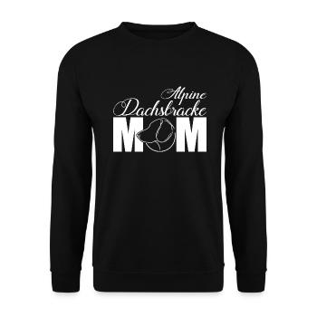Alpine Badger Hound Profile Mom Dogs Dog Wilsigns - Unisex Sweatshirt - black - Front - Alina (178cm) & Michal (187cm)