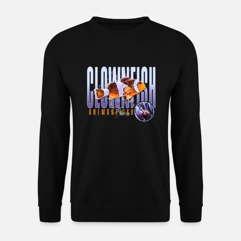 Clownfisch Anemonenfisch - Unisex Pullover - Schwarz