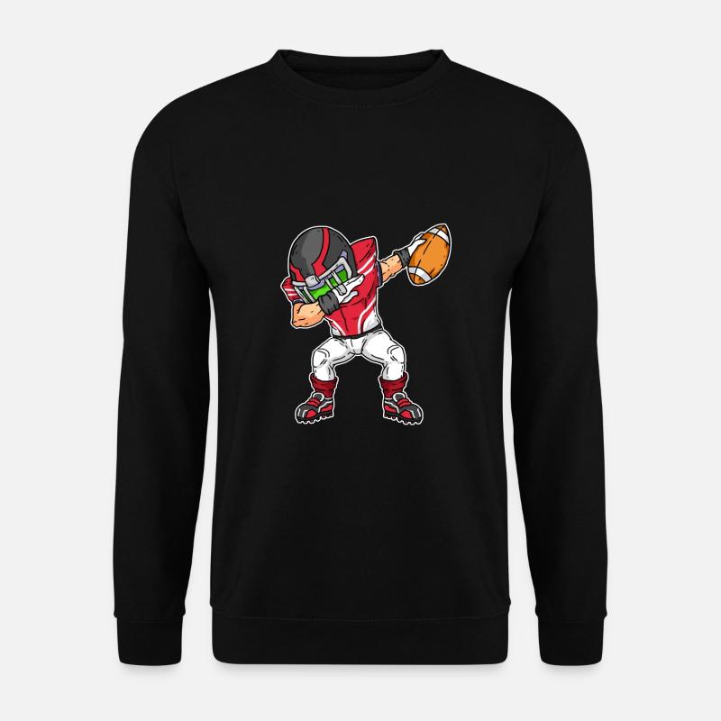 Lustiger Football Spieler Dab Geschenkidee Dabbing - Unisex Pullover - Schwarz