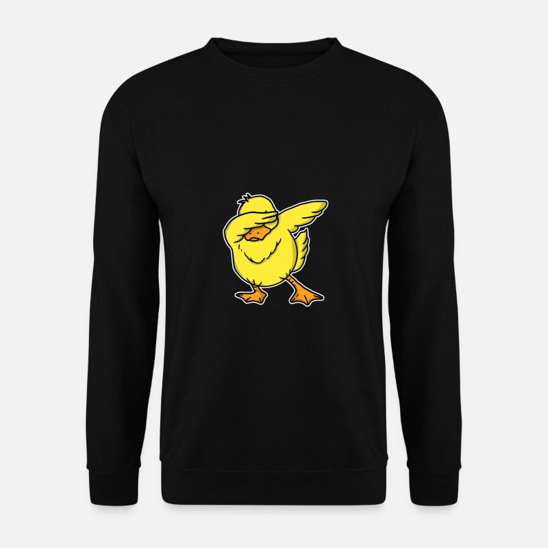 Cadeau de canard de dabbing - Sweat-shirt Unisexe - noir