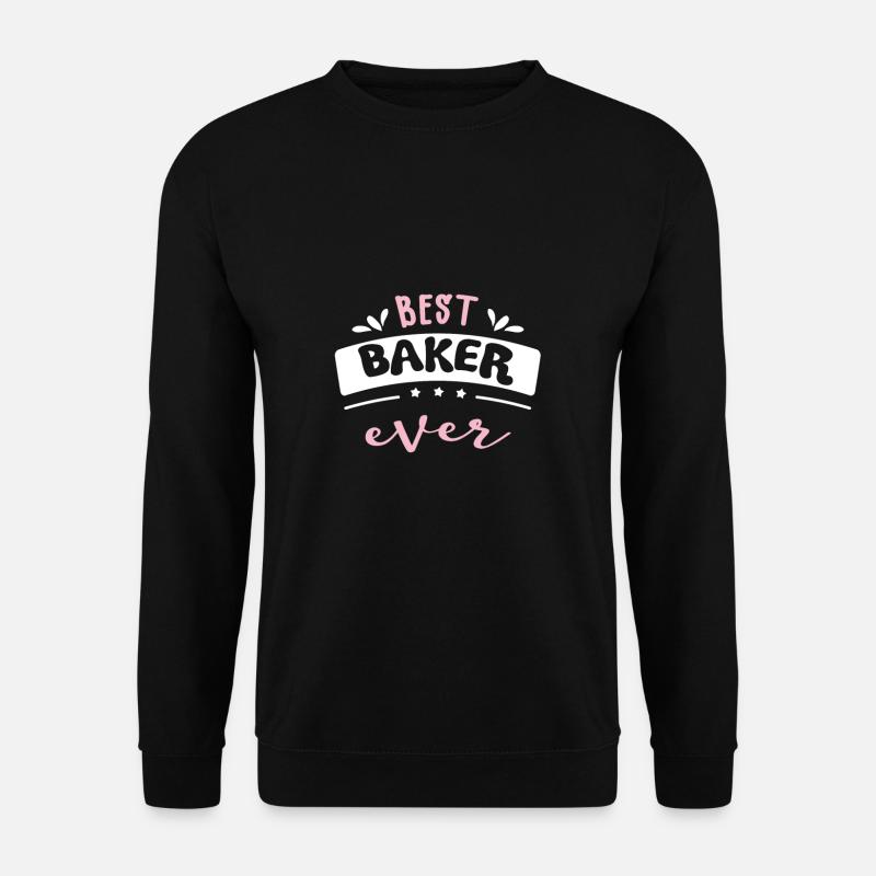Beste Bäckerin Geschenkidee - Unisex Pullover - Schwarz