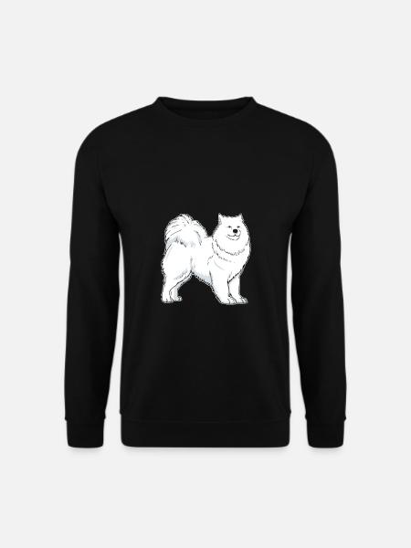 Samojede Hunde Hundehalter Geschenkidee - Unisex Pullover - Schwarz