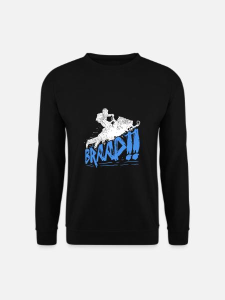 Cool Braap Snowmobile Snowrider - Unisex Sweatshirt - black