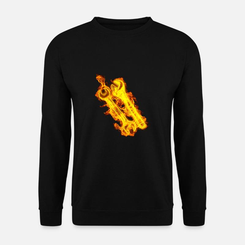 Fire Mechanic Tools - Unisex Sweatshirt - black