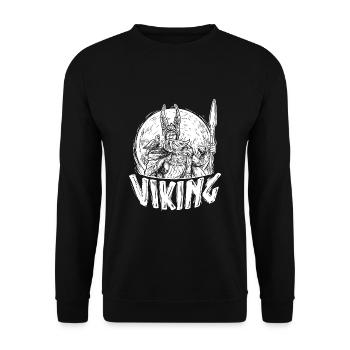 Viking Nordmann Danois nordiques Celtes - Sweat-shirt Unisexe - noir - Devant - Alina (178cm) & Michal (187cm)