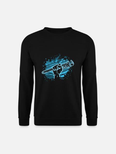 Plombier Chauffagiste Mécanicien Artisan - Sweat-shirt Unisexe - noir