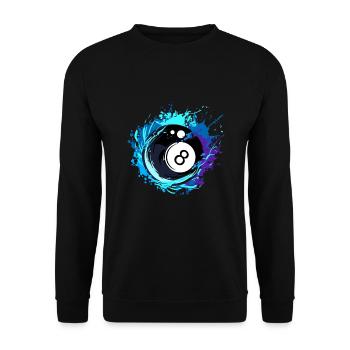 Billard 8 Nine Pool Snooker Cadeau - Sweat-shirt Unisexe - noir - Devant - Alina (178cm) & Michal (187cm)